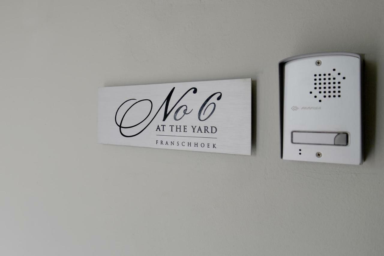 No. 6 The Yard Lejlighed Franschhoek Eksteriør billede